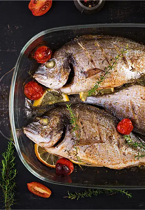 Pescado al horno